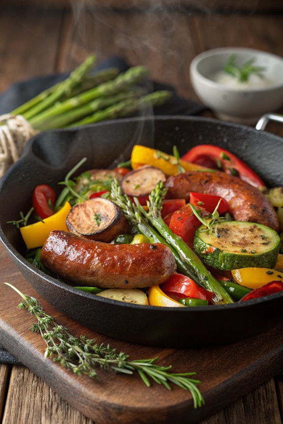 sausage and vegetable dish