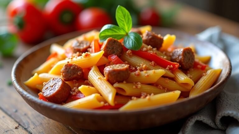 sausage pepper pasta delight