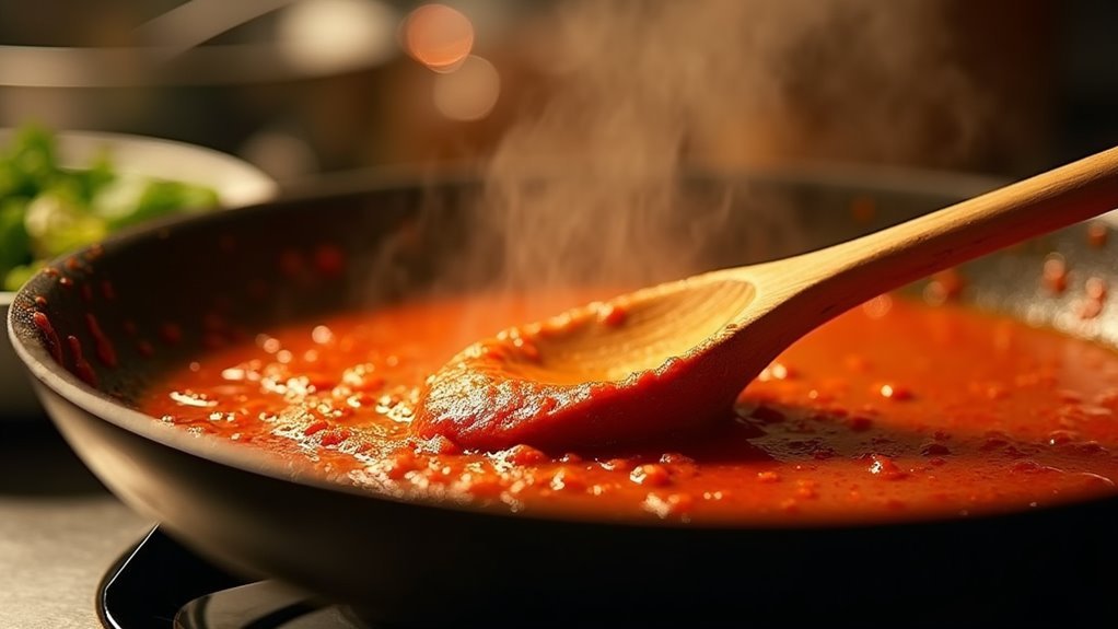 saut curry paste fragrant