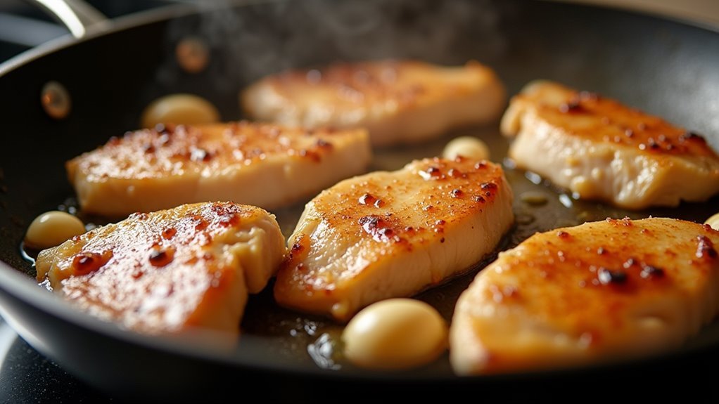 saut garlic for flavor