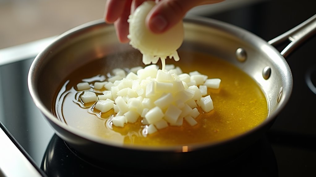 saut onion until translucent