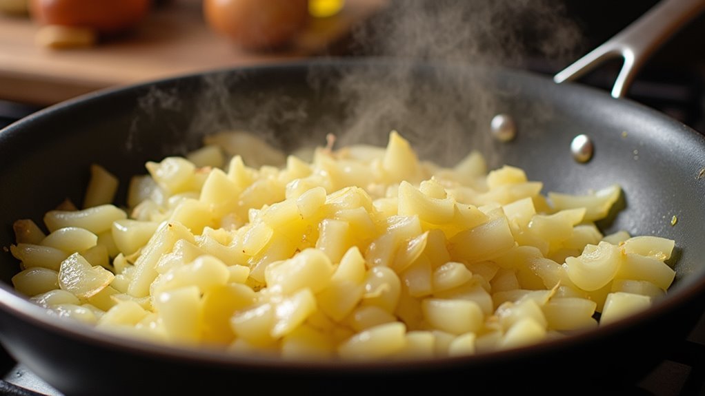 saut onions until translucent