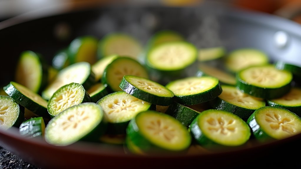 saut zucchini until tender