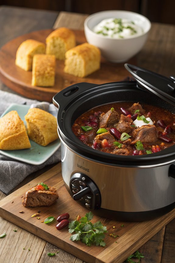 savory beef brisket chili