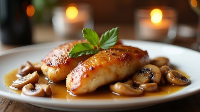 savory chicken marsala recipe