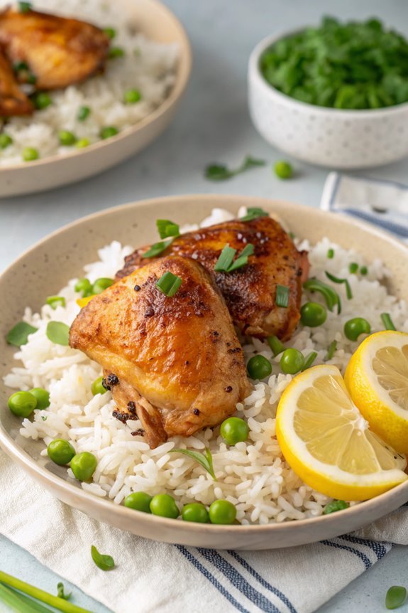 savory chicken with rice