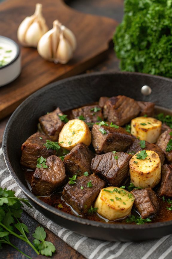 savory garlic butter bites