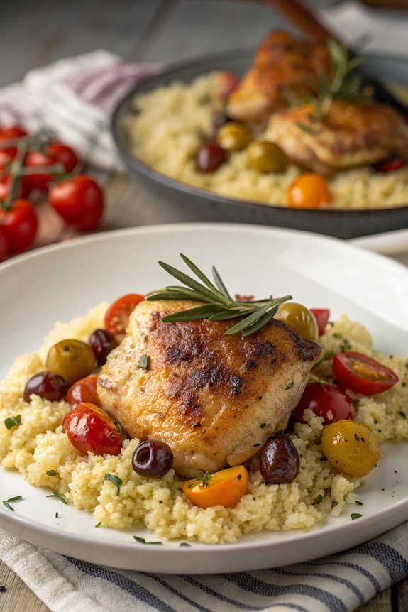 savory mediterranean chicken dish