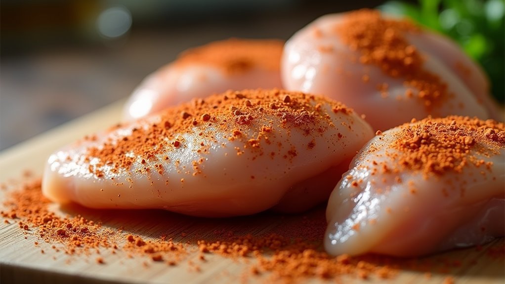 season and cook chicken