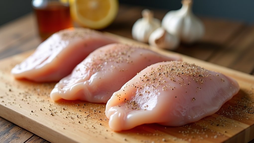 season chicken with salt