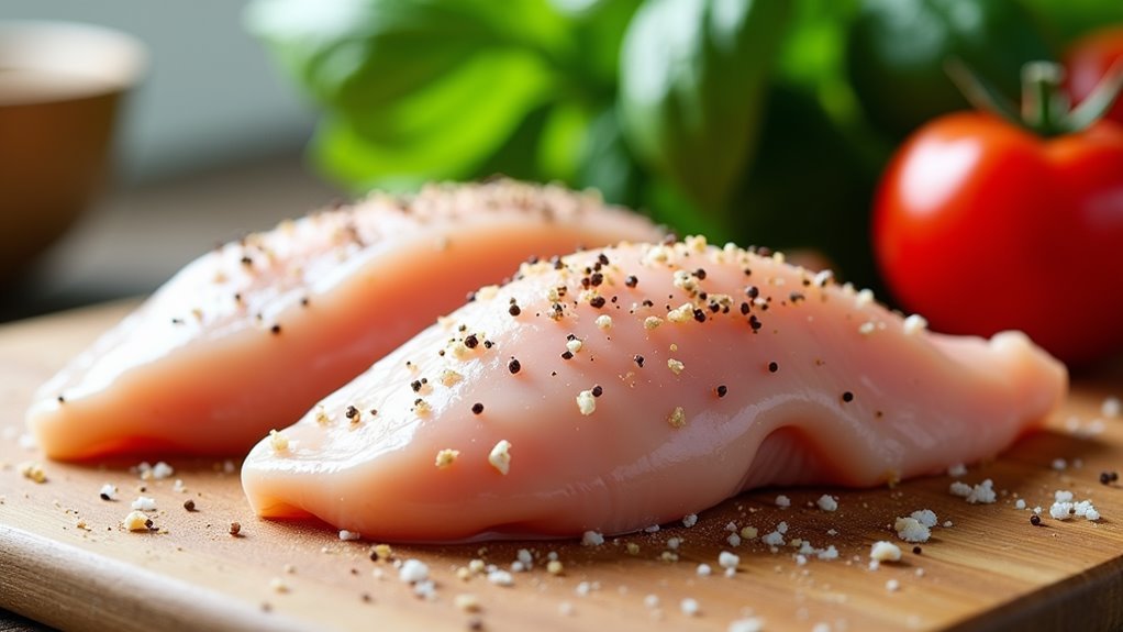 season chicken with salt