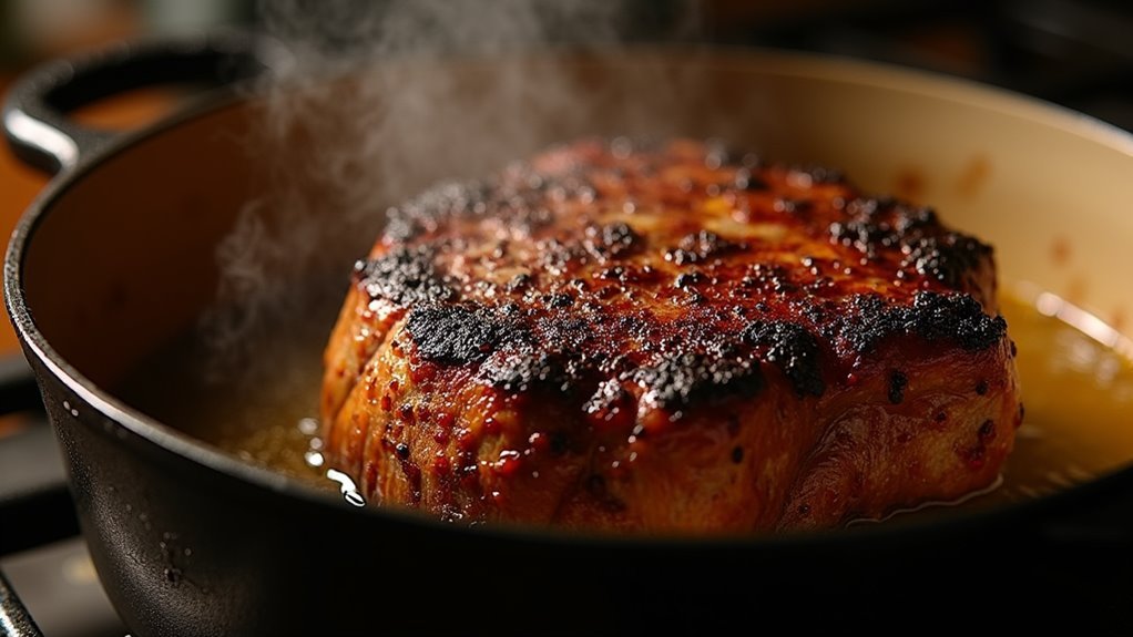 season chuck roast generously