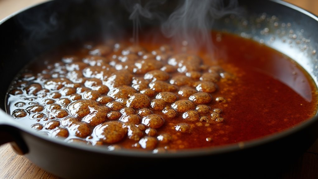 simmer balsamic and honey