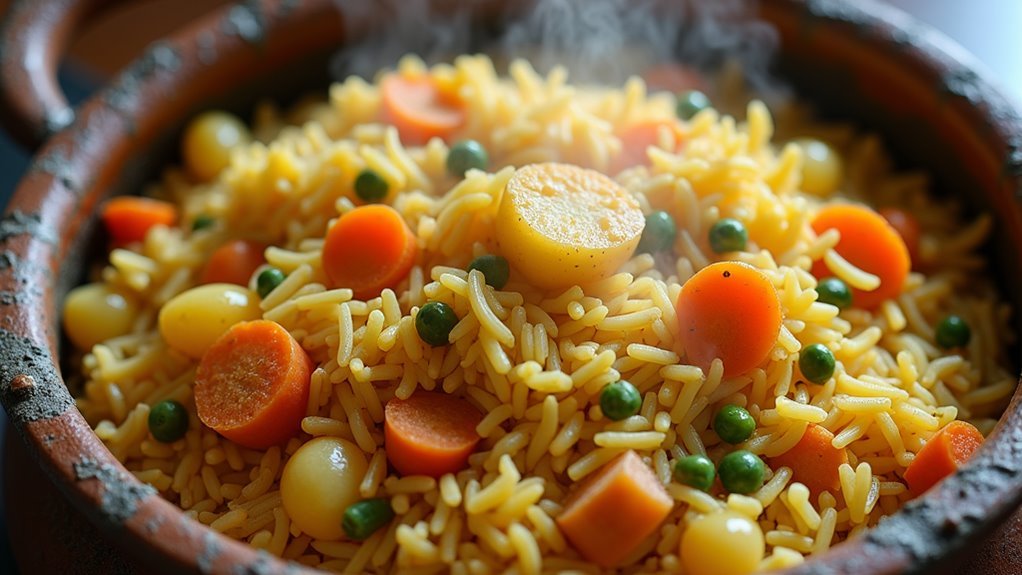 simmer rice until cooked