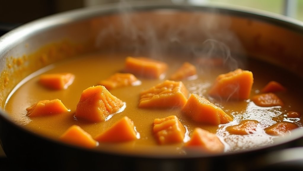 simmer sauce until thickens
