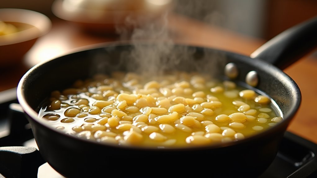 simmer tomatoes with beans