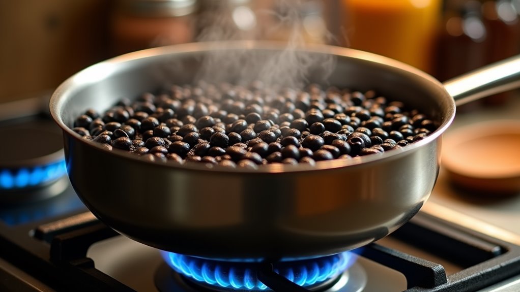 skillet crisping burritos technique