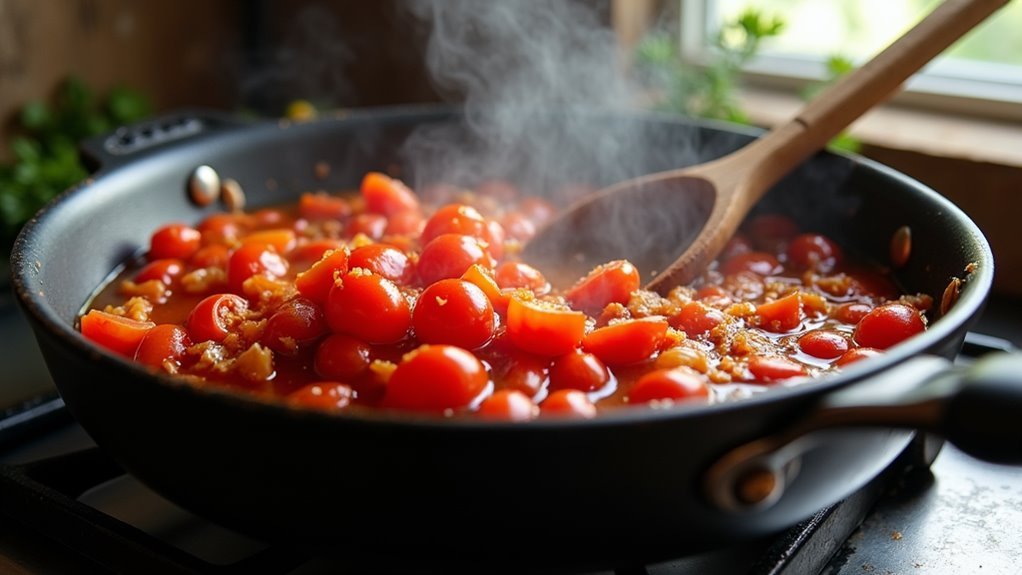 soften tomatoes until tender
