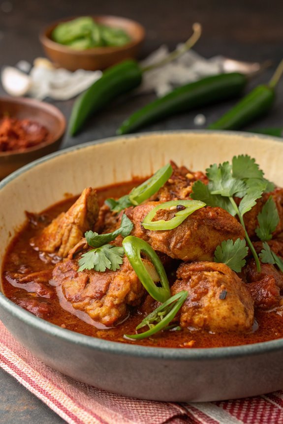 spicy pakistani chicken curry