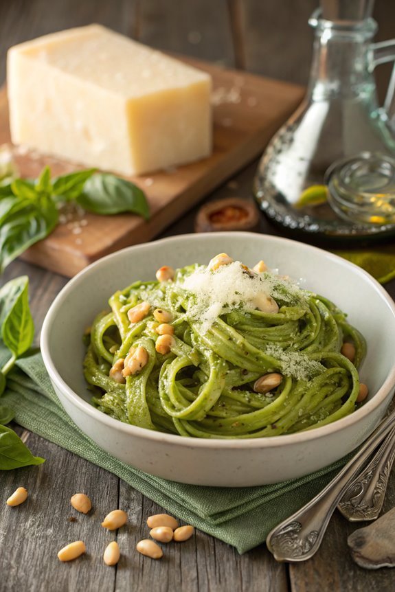 spinach pesto pasta recipe