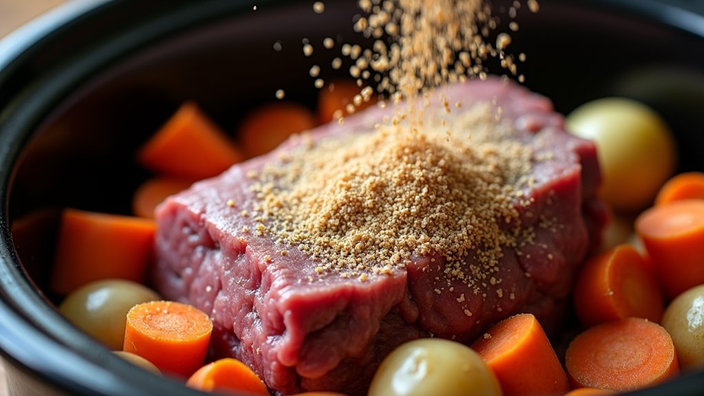 sprinkle onion soup mix
