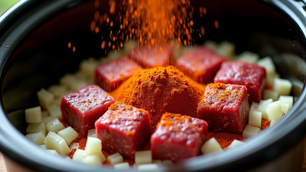 sprinkle paprika and salt