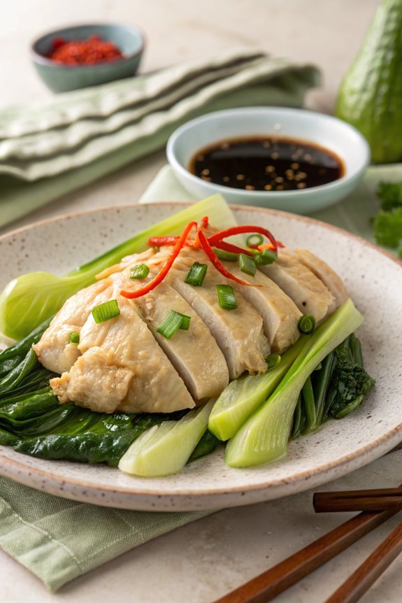 steamed chicken preparation method