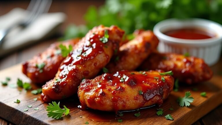 sticky bbq chicken tenders