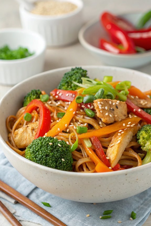 stir fried noodle dish