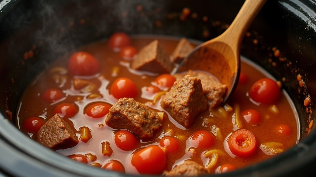 stir halfway during cooking