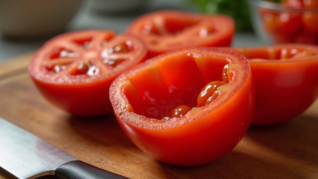 stuff tomatoes with quinoa