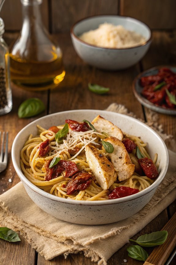 sun dried tomato chicken pasta