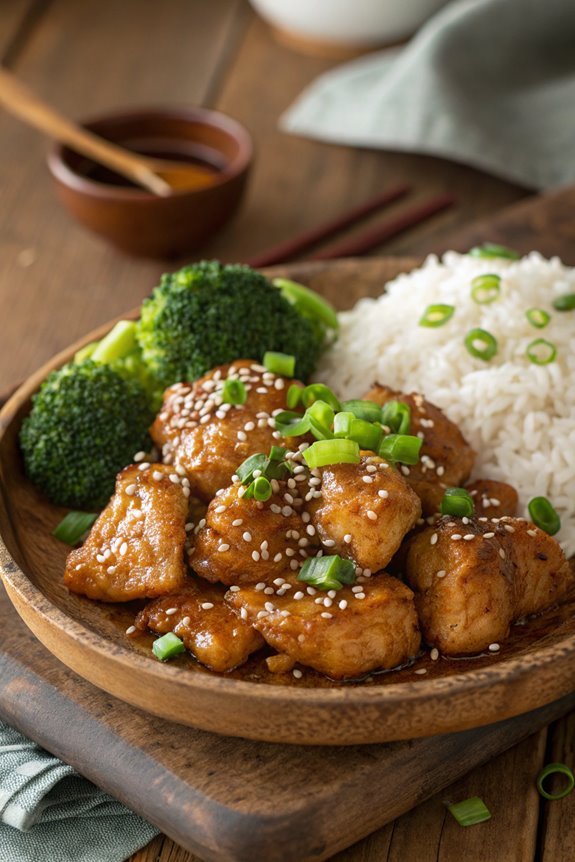 sweet and savory chicken