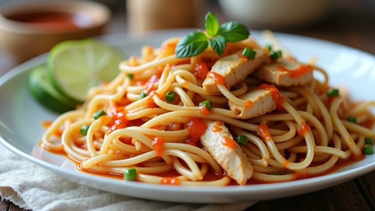 sweet and tangy pad thai