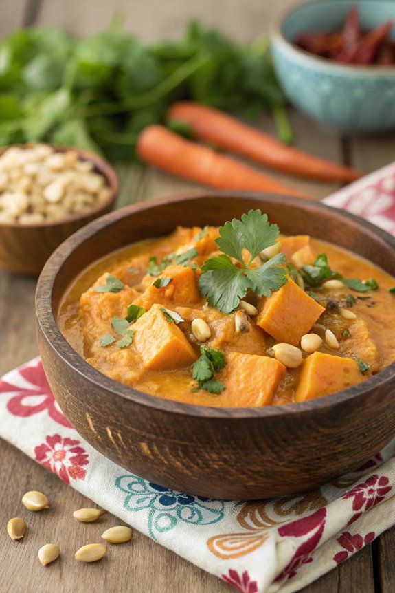 sweet potato peanut curry