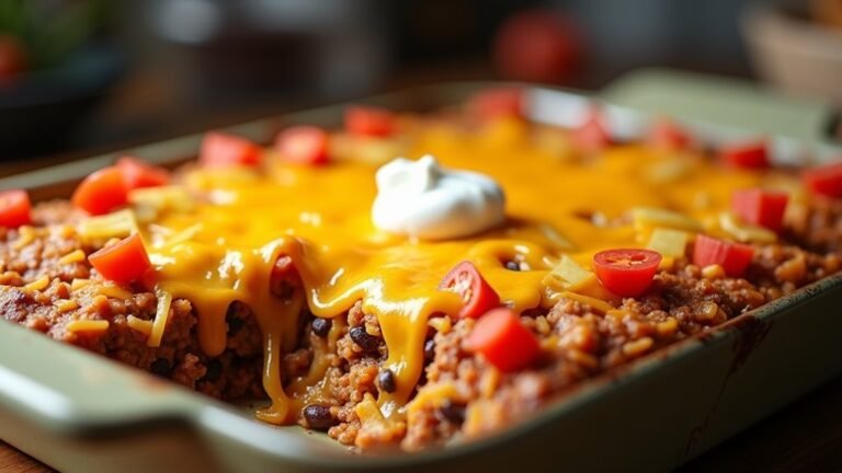 tasty taco casserole delight