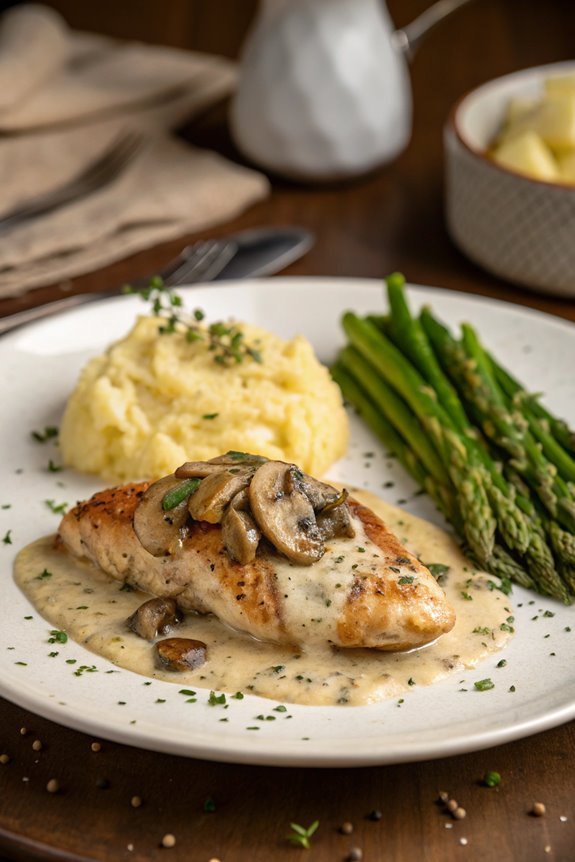 tender chicken in sauce