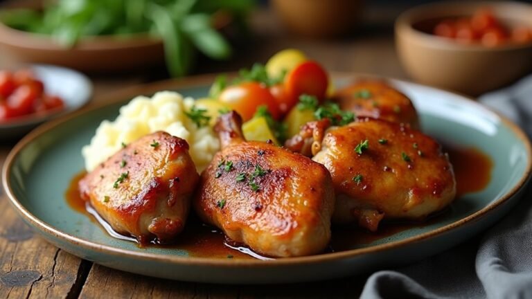 tender slow cooker thighs