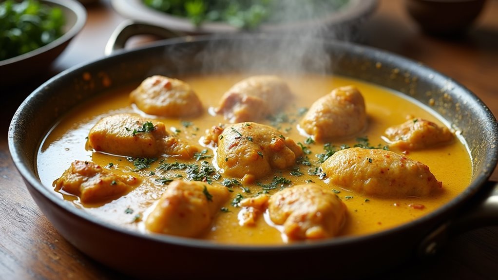 thicken sauce during simmering