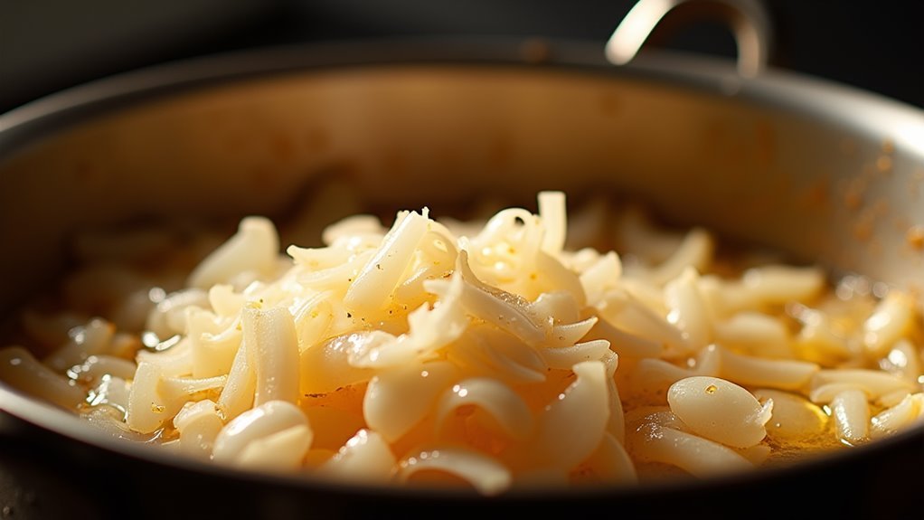 thicken sauce to preference
