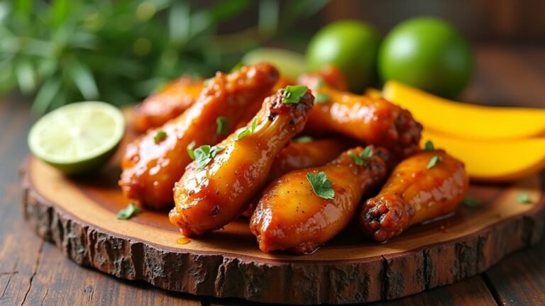 tropical mango lime wings