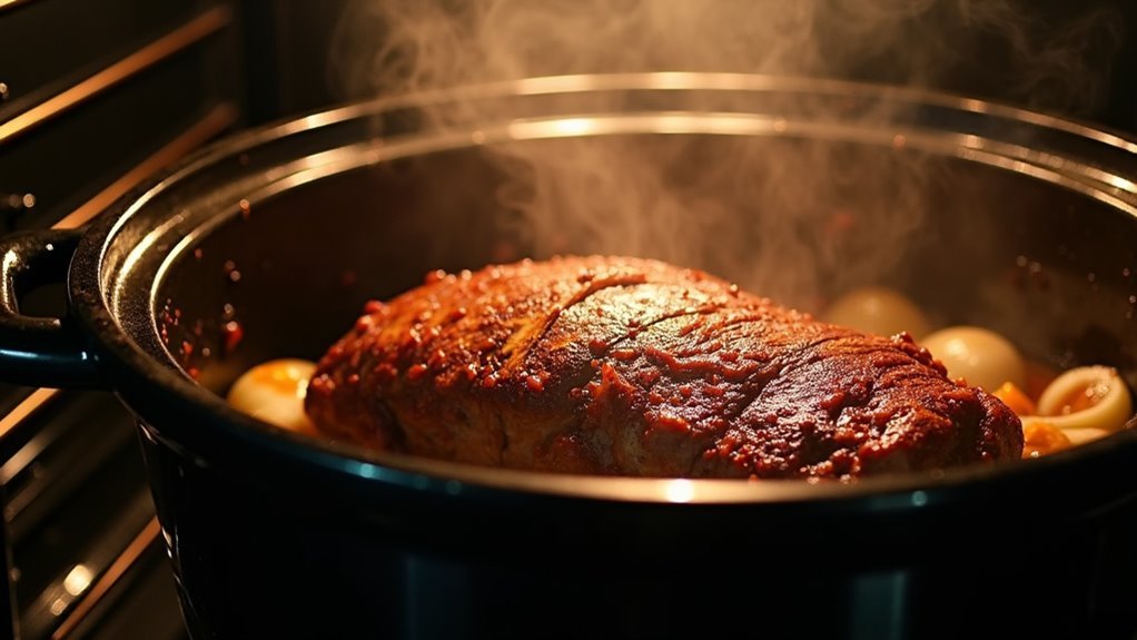 turn brisket halfway through