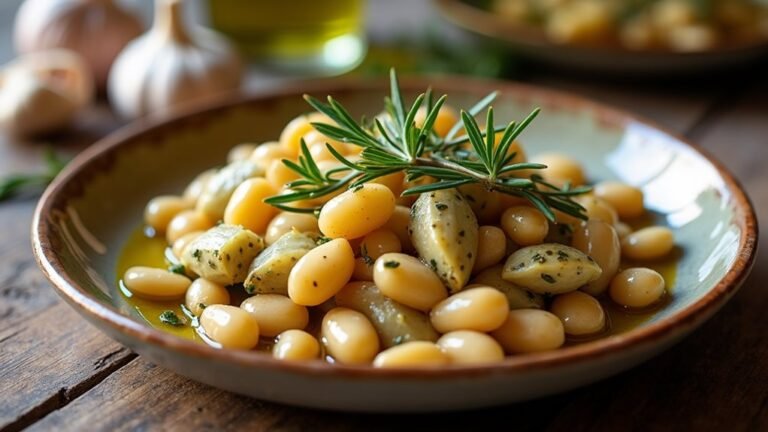 tuscan beans with artichokes