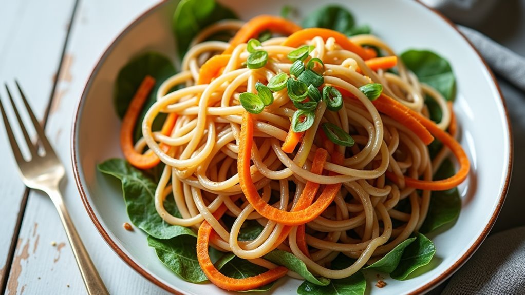 vegan soba noodle salad