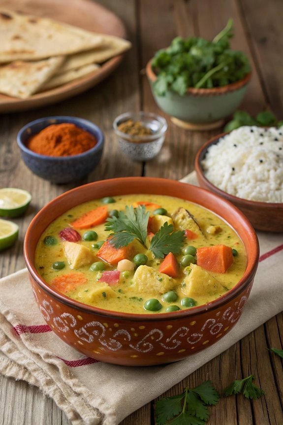 vegetable curry dish recipe