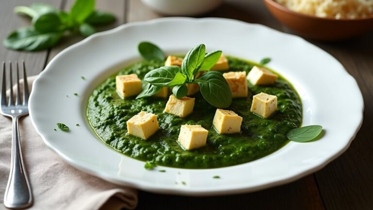 vegetarian spinach cheese dish