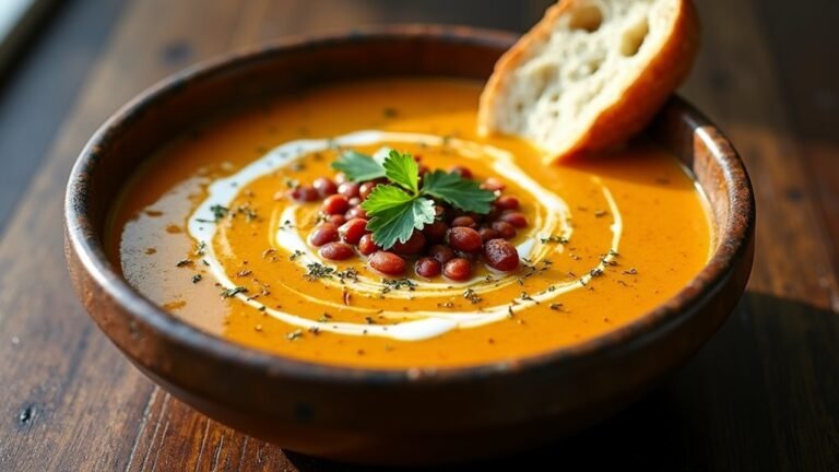 warm spiced lentil curry