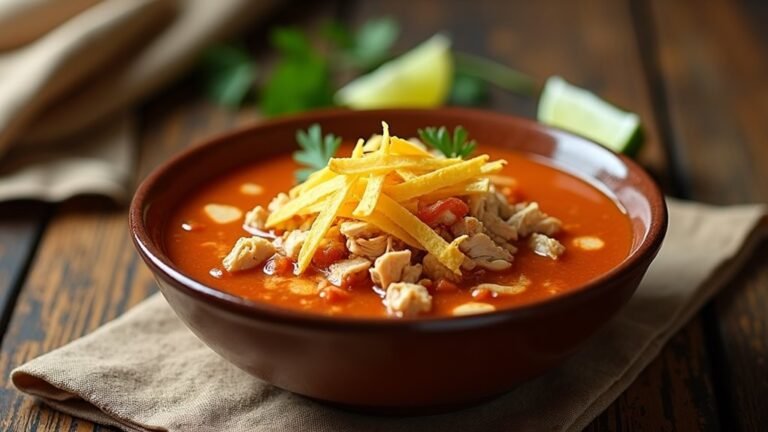 warm spicy chicken soup