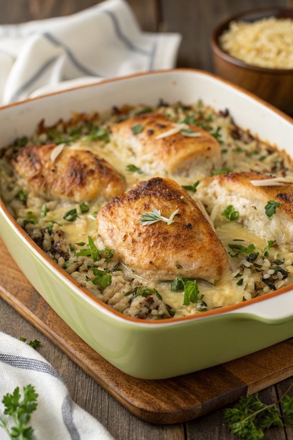 wild rice chicken dish