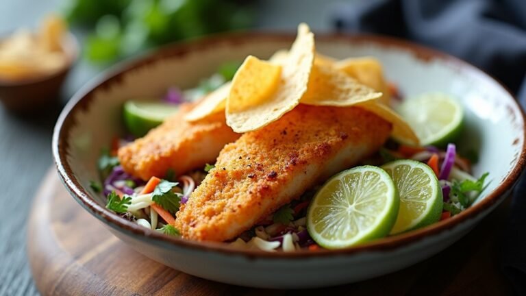 zesty fish taco bowls